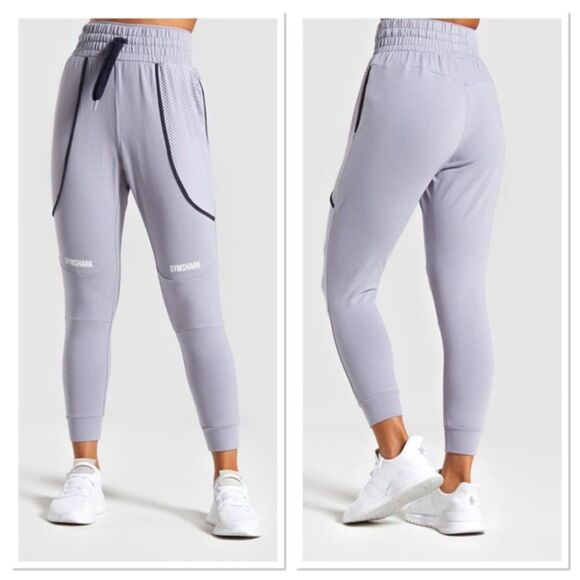 Gymshark Movement Mesh Joggers in "Lilac" Size SMALL - Picture 1 of 5